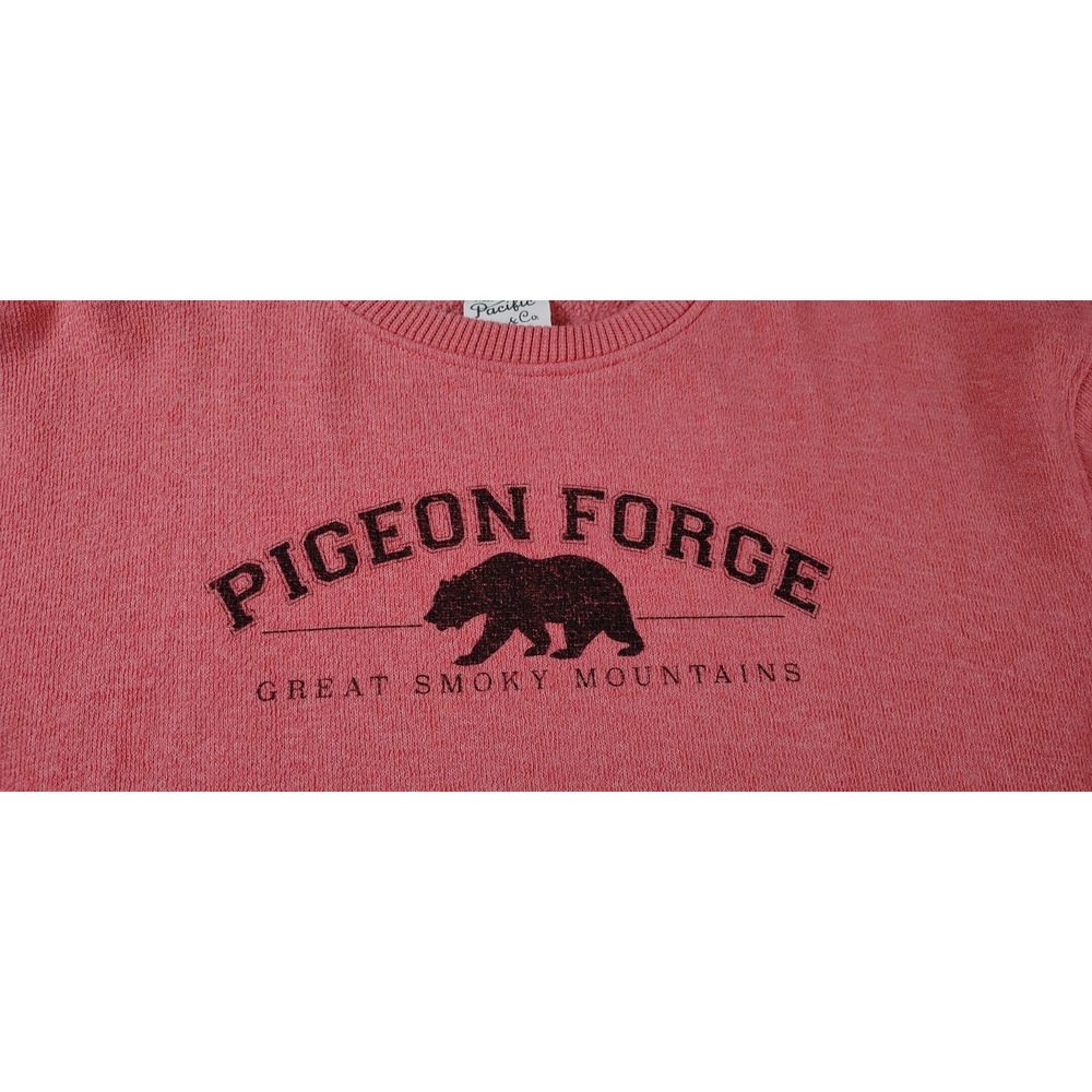 Pacific &‎ Co XL Pink Pigeon Forge Sweater Pullover Crewneck Long Sleeve Cozy - Picture 5 of 9